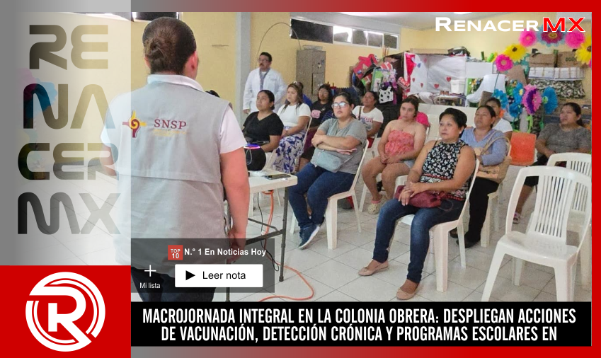 MACROJORNADA INTEGRAL EN LA COLONIA OBRERA: DESPLIEGAN ACCIONES DE VACUNACIÓN, DETECCIÓN&hellip;